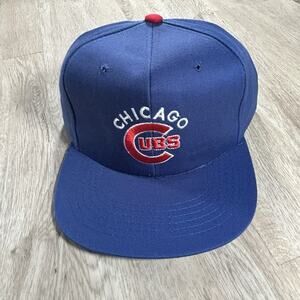 Vintage Chicago Cubs Hat NEW Snapback MLB Baseball Annco Blue Cap‎